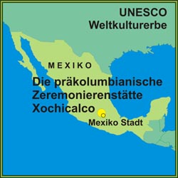 Xochicalco Karte
