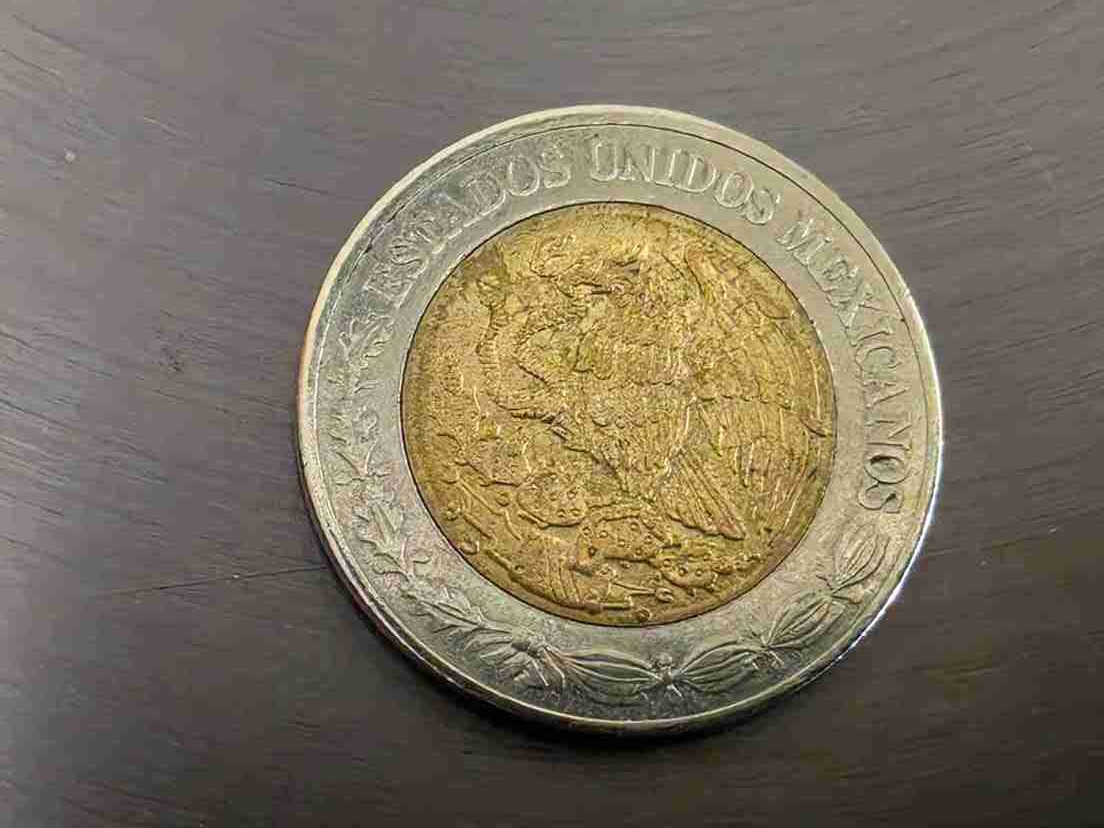 Mexikanische 1-Peso-Muenze Rueckseite
