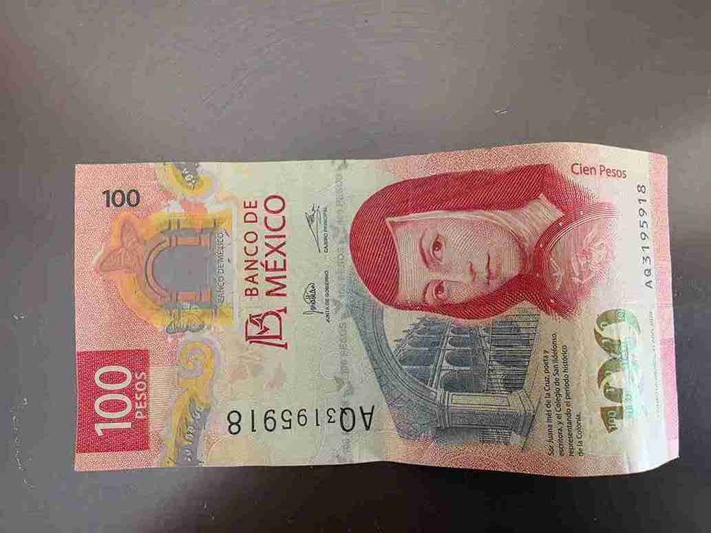 Mexikanische 1-Peso-Muenze Rueckseite