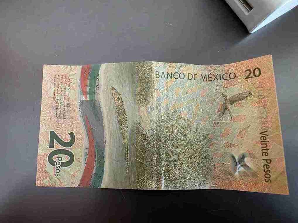 Mexikanische 1-Peso-Muenze Rueckseite