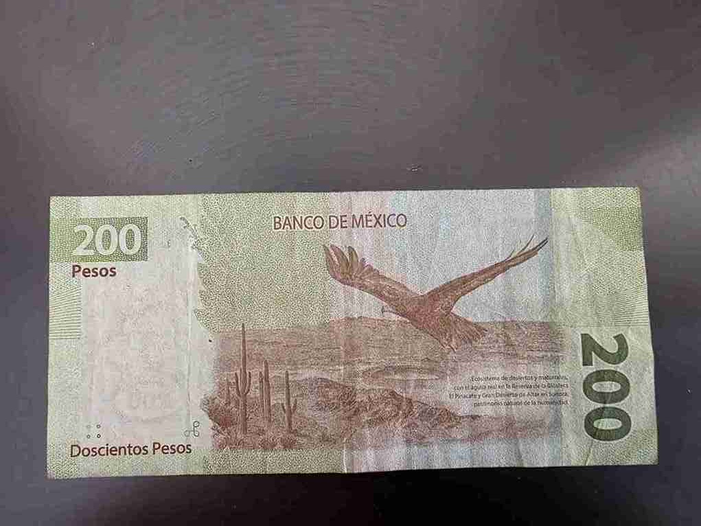 Mexikanische 1-Peso-Muenze Rueckseite