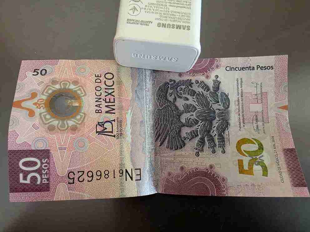 Mexikanische 1-Peso-Muenze Rueckseite