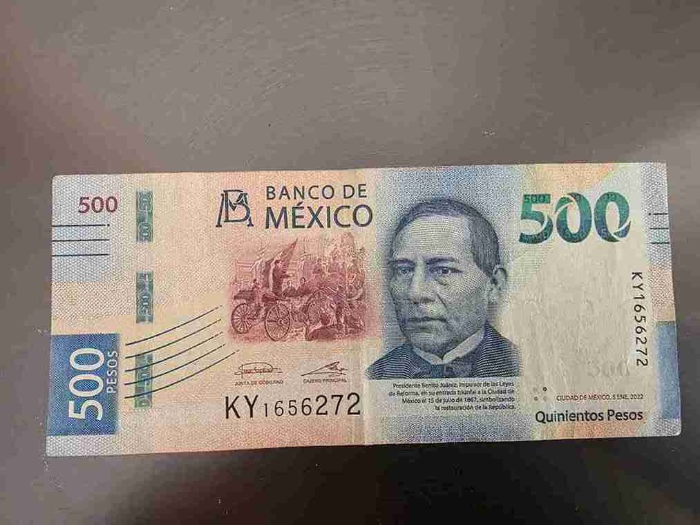 Mexikanische 1-Peso-Muenze Rueckseite
