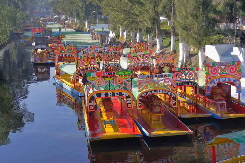 Die schwimmenden Gärten von Xochimilco
