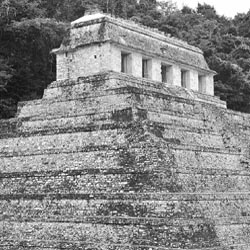 Mayaruinen im Dschungel von Calakmul