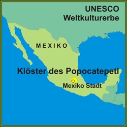 Klöster des Popocatepetl